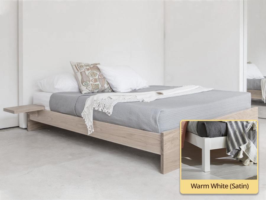 Enkel Bed (No Headboard) warm white