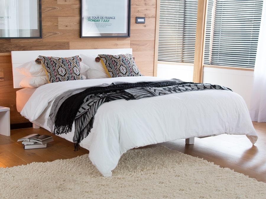 shoreditch floating wooden bed frame by get laid beds