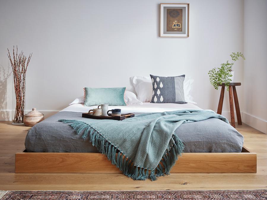 low platform bed enkel design by get laid beds front view