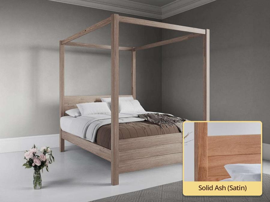 Four Poster Bed - Summer solid ash