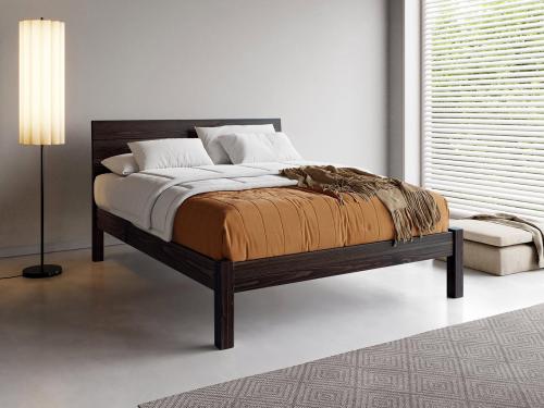 black wooden kensington bed