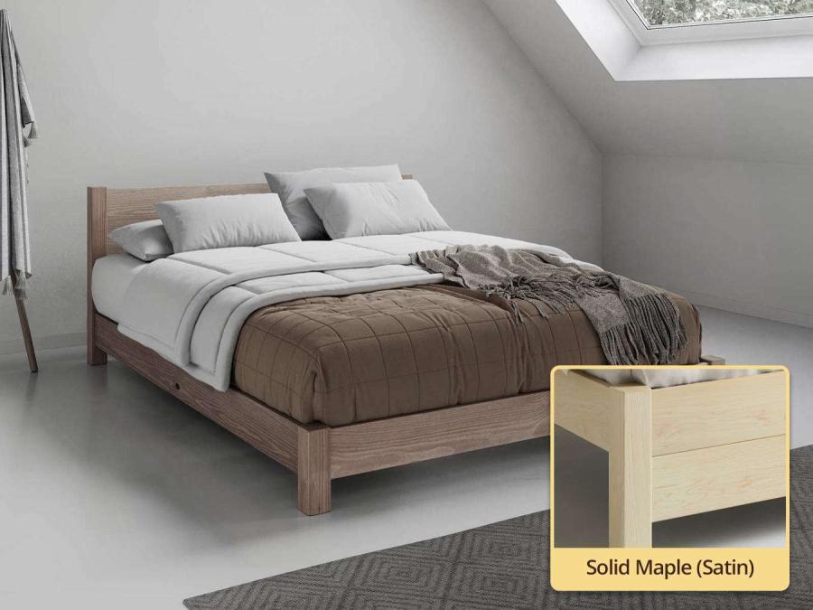 Low Tokyo Bed (Space Saver) solid maple