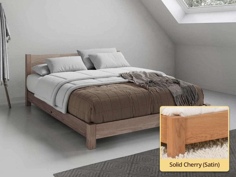 Low Tokyo Bed (Space Saver) solid cherry