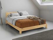 low tokyo natural untreated bed frame