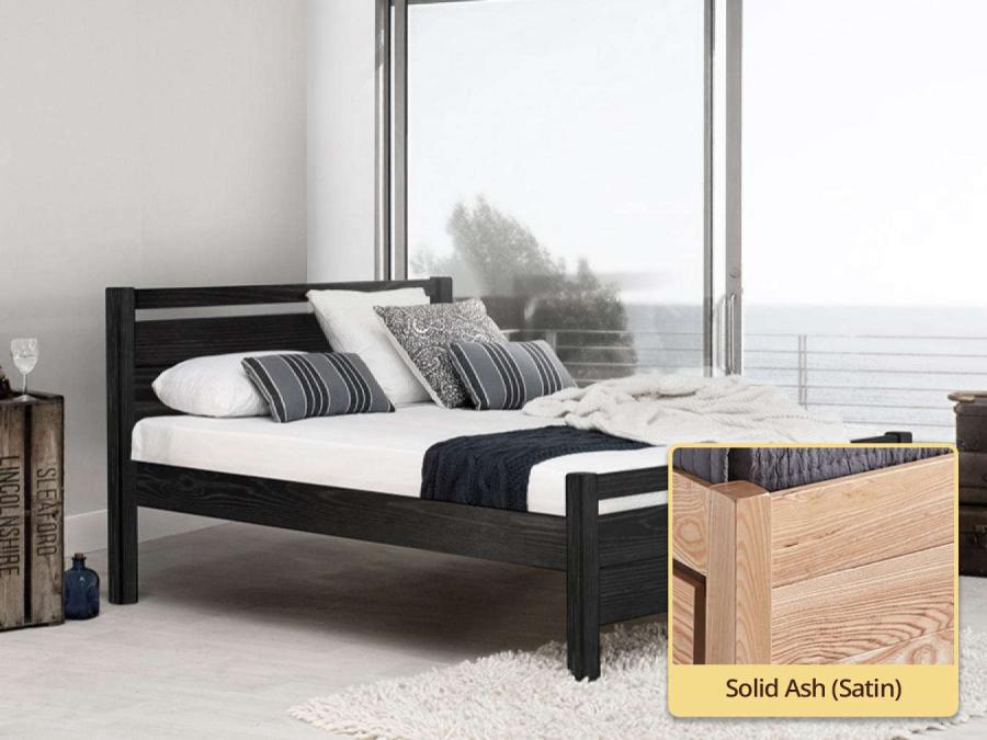 solid ash wooden bed cambridge design by get laid beds