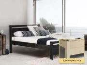 solid maple wooden cambridge bed frame by get laid beds