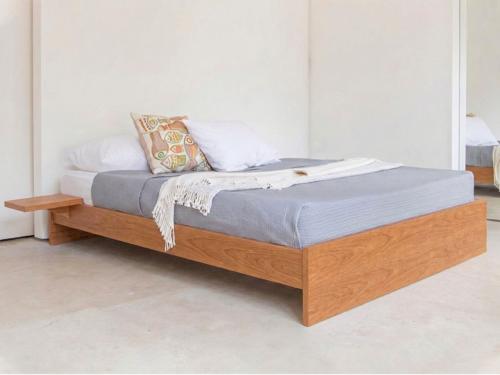 Enkel Bed (No Headboard) Cherry