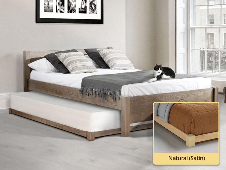 natural wooden guest bed by get laid beds