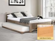 solid beech wooden guest bed