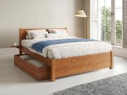 london bed storage in cherry