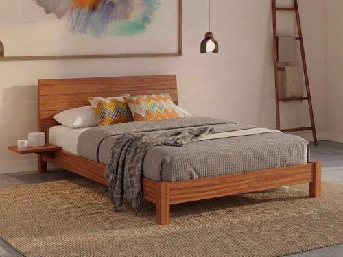 Low Kensington Bed Sapele