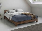 low oriental bed space saver walnut