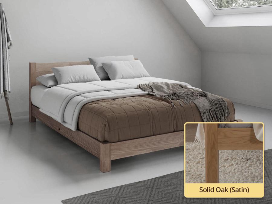 solid oak japanese low bed tokyo design by get laid beds