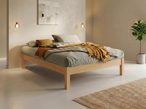 Platform Bed (No Headboard / Space Saver) Beech