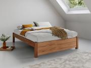 solid oak platform storage bed by get laid beds