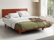 red floating shoreditch bed frame