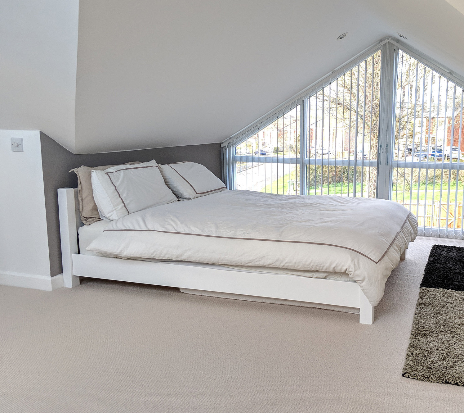 white on white bedroom subtle contrast